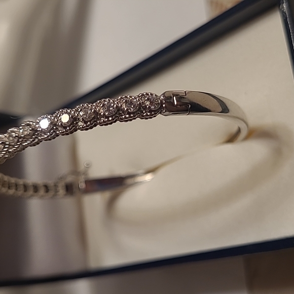 🔥 14K white Gold  diamond Luxury Bracelet for her ♥️ - Picture 5 of 10